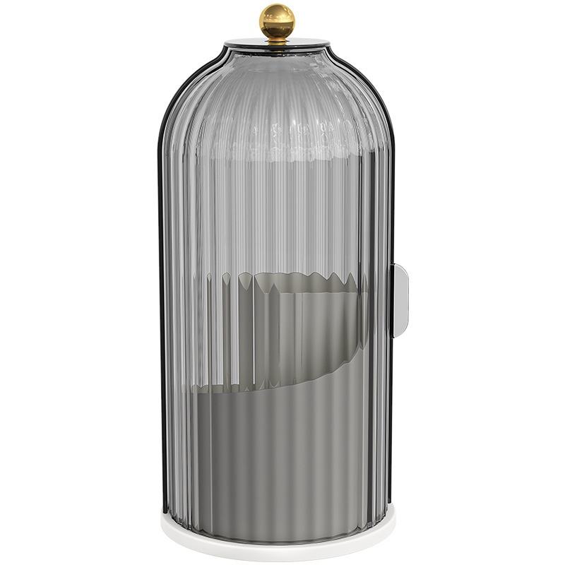 Smoke Grey — Ribbed organizer, brushes not included